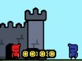 Joc Castlewars vermell i blau  en línia