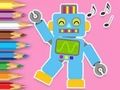 Joc Llibre per pintar: Robot Dancing  en línia