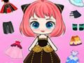Joc Bricolatge de disfresses de nines Chibi  en línia