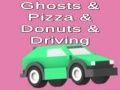 Joc Fantasmes i pizza i donuts i conducció  en línia