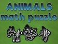 Joc Trencaclosques de matemàtiques d'animals  en línia