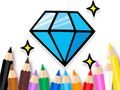 Joc Llibre per pintar: Brillant-Diamant  en línia