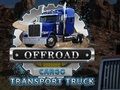 Joc Camió de transport de càrrega tot terreny  en línia