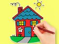 Joc Llibre per pintar: La casa dels somnis  en línia