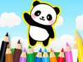 Joc Llibre per pintar: Cute Panda  en línia