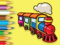 Joc Llibre per pintar: Tren corrent  en línia