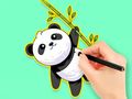 Joc Llibre per pintar: Panda Eat Bamboo  en línia
