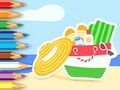Joc Llibre per pintar: equipament de platja d'estiu  en línia