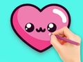 Joc Llibre per pintar: Lovely Heart  en línia
