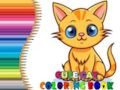 Joc Simpàtic llibre per pintar de gat  en línia