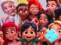 Joc Trencaclosques: foto de família de la princesa Disney  en línia