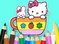 Joc Llibre per pintar: Kitty Cup  en línia
