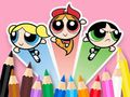 Joc Llibre per pintar: les nenes superpoderosas  en línia