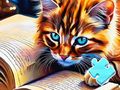 Joc Trencaclosques: lectura de gats  en línia