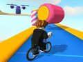 Joc Obby, però vas en bicicleta  en línia