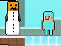 Joc Noob vs Pro Snowman en línia