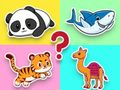 Joc Quiz per a nens: on viuen 2  en línia