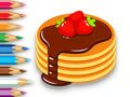 Joc Llibre per pintar: Pancake de maduixa  en línia
