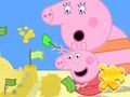 Joc Trencaclosques: Peppa Pig fent sorra  en línia