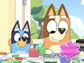 Joc Trencaclosques: Bluey Family Coloring Day  en línia