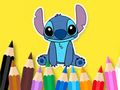 Joc Llibre per pintar: Stitch  en línia
