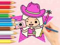 Joc Llibre per pintar: Toca Boca World  en línia