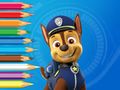 Joc Llibre per pintar: Paw Patrol Chase  en línia