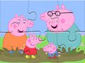 Joc Trencaclosques: Peppa Pig Muddy Puddles  en línia