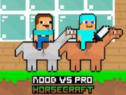 Joc Noob vs Pro Horsecraft en línia
