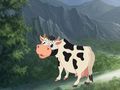 Joc La vaca arriba al cobert  en línia