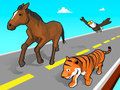 Joc Cursa de transformació animal  en línia