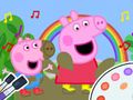 Joc Llibre per pintar: Peppa Pig Muddy Funny  en línia