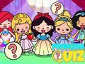 Joc Quiz per a nens: test de princesa  en línia