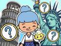 Joc Quiz per a nens: viatges al món  en línia
