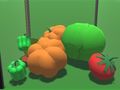 Joc Combinació de fruites en 3D  en línia