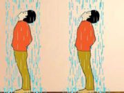 Joc Troba una noia de l'abric impermeable  en línia