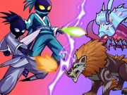 Joc Supervivència de ninja Stick en línia