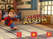 Joc El patinador boig Alvin  en línia
