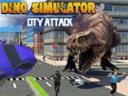 Joc Atac de la ciutat de Dino Simulator en línia