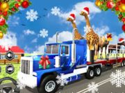 Joc Camió de transport d'animals de Nadal  en línia