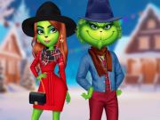 Joc Vesteix a les vacances de la parella Grinch  en línia