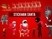 Joc Stickman Santa en línia