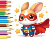 Joc Llibre per pintar: Super Rabbit  en línia