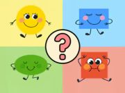 Joc Quiz per a nens: formes divertits  en línia