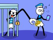 Joc Trencaclosques Stickman Troll Thief  en línia