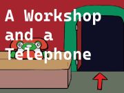 Joc Un taller i un telèfon  en línia