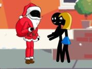 Joc Stickman Santa en línia