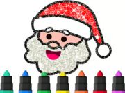 Joc Llibre per pintar: regal de Pare Noel  en línia