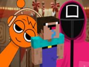 Joc Nextbots a Minecraft Squid Game Sprunki  en línia