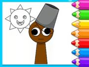 Joc Llibre per pintar: Sprunki Brud  en línia